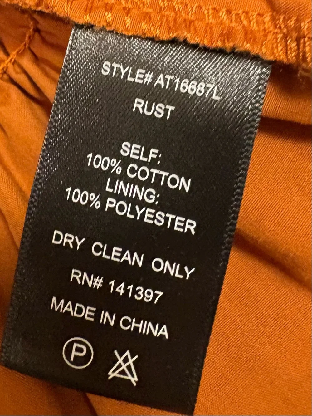 Astr The Label Rust Smocked Square-Neck Puff Bubble  Sleeve Top Size S Cottage